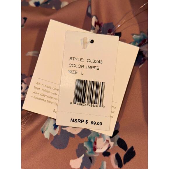 Beyond Yoga Olympus High Rise Impressionist Floral Blush Legging Activewear L - Picture 12 of 16